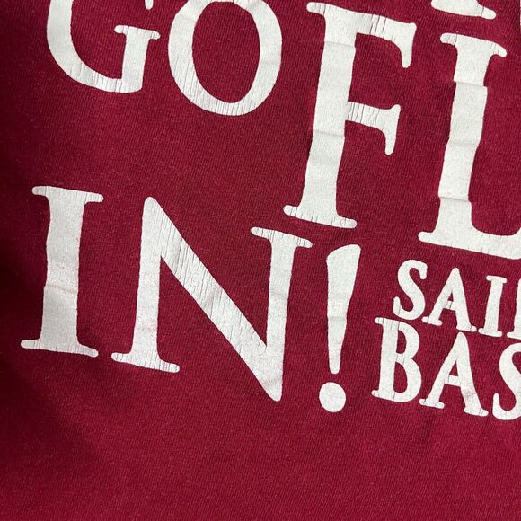 Saint Josephs University Hawks NCAA March Madness Champion Red T Shirt Sz M 2013 - Picture 8 of 8